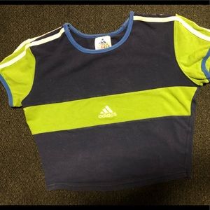 Adidas vintage crop top